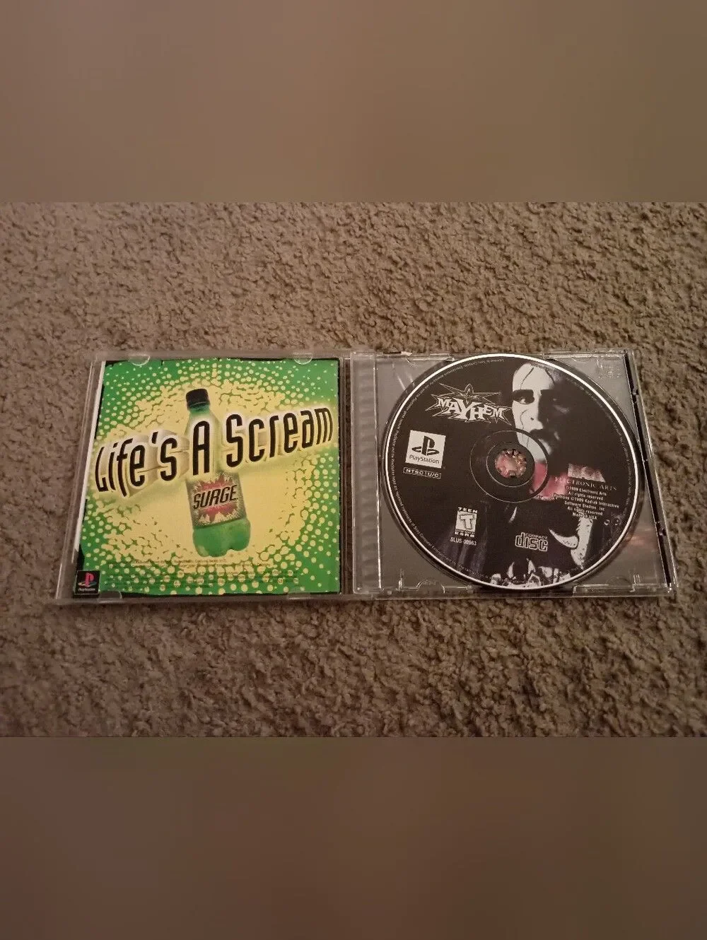 WCW Mayhem Playstation 1 COMPLETE PRE-OWNED